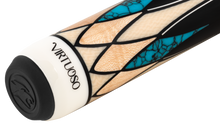 Load image into Gallery viewer, Virtuoso 8-point Black Blue/Ivory/Maple CRM Carom Cue by Predator