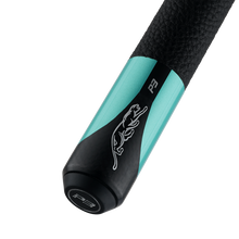 Load image into Gallery viewer, Predator P3 Pool Cue - Teal with Black Stripe - Leather Luxe Wrap (Butt Only)