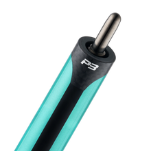 Load image into Gallery viewer, Predator P3 Pool Cue - Teal with Black Stripe - Leather Luxe Wrap (Butt Only)