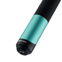 Load image into Gallery viewer, Predator P3 Pool Cue - Teal with Black Stripe - Leather Luxe Wrap (Butt Only)
