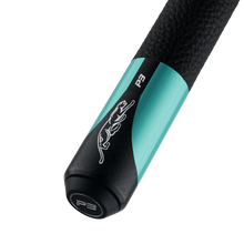 Load image into Gallery viewer, Predator P3 Pool Cue - Teal with Black Stripe - Leather Luxe Wrap (Butt Only)
