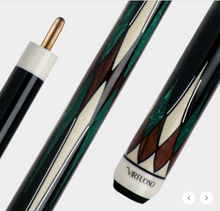 Load image into Gallery viewer, Virtuoso Black/Cocobolo and Green CRM Carom Cue by Predator
